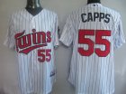 MLB Minnesota Twins #55 capps white