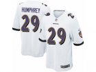 Mens Nike Baltimore Ravens #29 Marlon Humphrey Game White NFL Jersey