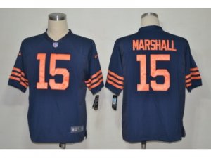 NIKE NFL Chicago Bears #15 Marshall Navy Game Jerseys
