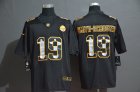 Nike Steelers #19 JuJu Smith-Schuster Black Jesus Faith Edition Limited Jersey