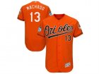 Baltimore Orioles #13 Manny Machado Orange 2017 Spring Training Flexbase Authentic Collection Stitched Baseball Jersey