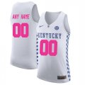 Kentucky Wildcats White 2018 Breast Cancer Awareness Mens Customized College