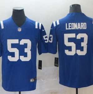 Nike Colts #53 Darius Leonard Royal Vapor Untouchable Limited Jersey