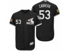 Mens Chicago White Sox #53 Melky Cabrera 2017 Spring Training Cool Base Stitched MLB Jersey