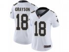 Women Nike New Orleans Saints #18 Garrett Grayson Vapor Untouchable Limited White NFL Jersey