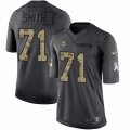 Mens Nike Minnesota Vikings #71 Andre Smith Limited Black 2016 Salute to Service NFL Jersey