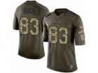 Mens Nike Washington Redskins #83 Brian Quick Limited Green Salute to Service NFL Jersey