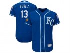 Kansas City Royals #13 Salvador Perez Royal 2017 Spring Training Flexbase Authentic Collection Stitched Baseball Jersey