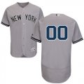 New York Yankees Gray Mens Flexbase Customized Jersey