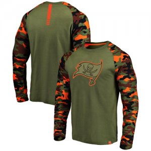 Tampa Bay Buccaneers Heathered Gray Camo NFL Pro Line by Fanatics Branded Long Sleeve