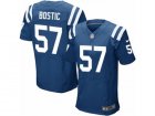 Mens Nike Indianapolis Colts #57 Jon Bostic Elite Royal Blue Team Color NFL Jersey