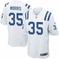 Mens Nike Indianapolis Colts #35 Darryl Morris Game White NFL Jersey
