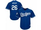Los Angeles Dodgers #26 Chase Utley Replica Royal Blue Alternate 2017 World Series Bound Cool Base MLB Jersey