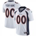 Mens Nike Denver Broncos Customized White Vapor Untouchable Limited Player NFL Jersey