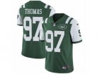 Mens Nike New York Jets #97 Lawrence Thomas Vapor Untouchable Limited Green Team Color NFL Jersey
