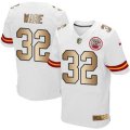 Nike Kansas City Chiefs #32 Spencer Ware White Mens Stitched NFL Elite Gold Jersey