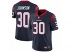 Mens Nike Houston Texans #30 Kevin Johnson Vapor Untouchable Limited Navy Blue Team Color NFL Jersey
