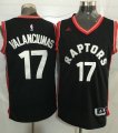 Toronto Raptors #17 Jonas Valanciunas Black Stitched NBA Jersey