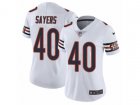 Women Nike Chicago Bears #40 Gale Sayers Vapor Untouchable Limited White NFL Jersey