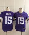 Nike Minnesota Vikings #15 Colter purple jerseys[Elite Colter]