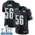 Youth Nike Eagles #56 Chris Long Black 2018 Super Bowl LII Vapor Untouchable Player Limited Jersey