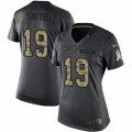 Women's Nike New York Jets #19 Devin Smith Limited Black 2016 Salute to Service NFL Jersey