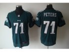 Nike NFL philadelphia eagles #71 peters green Elite Jerseys