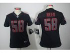 Nike Women NFL Houston Texans #58 Reed Black Jerseys(Impact Limited)