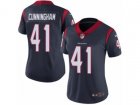 Women Nike Houston Texans #41 Zach Cunningham Vapor Untouchable Limited Navy Blue Team Color NFL Jersey