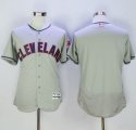 Cleveland Indians Blank Grey Flexbase Authentic Collection Stitched Baseball Jersey