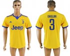 2017-18 Juventus 3 CHIELLINI Away Thailand Soccer Jersey