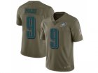 Nike Philadelphia Eagles #9 Nick Foles Olive Men Stitched NFL Limited 2017 Salute To Service Jersey