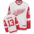 nhl deroit red wings #13 pavel white