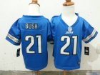Nike Kids Detroit Lions #21 Reggie Bush Blue jerseys