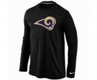 Nike St.Louis Rams Logo Long Sleeve T-Shirt black