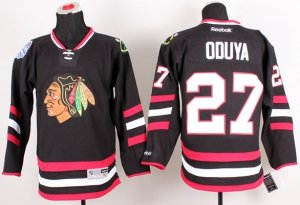 NHL Chicago Blackhawks #27 ODUYA black [2014 winter classic]