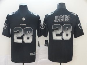 Nike Raiders #28 Josh Jacobs Black Arch Smoke Vapor Untouchable Limited Jersey
