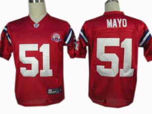 New England Patriots #51 Jerod Mayo red