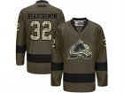 Mens Reebok Colorado Avalanche #32 Francois Beauchemin Authentic Green Salute to Service NHL Jersey