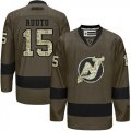 New Jersey Devils #15 Tuomo Ruutu Green Salute to Service Stitched NHL Jersey