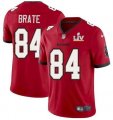 Nike Buccaneers #84 Cameron Brate Red 2021 Super Bowl LV Vapor Untouchable Limited