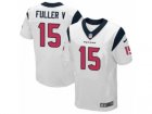 Mens Nike Houston Texans #15 Will Fuller V Elite White NFL Jersey