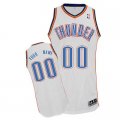Customized Oklahoma City Thunder Jersey Revolution 30 White Home Basketball