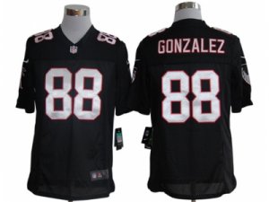 Nike NFL Atlanta Falcons #88 Gonzalez Black Jerseys(Limited)