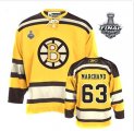 nhl jerseys boston bruins #63 marchand yellow[2013 stanley cup]