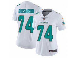 Women Nike Miami Dolphins #74 Jermon Bushrod Vapor Untouchable Limited White NFL Jersey
