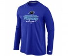 Nike Carolina Panthers Critical Victory Long Sleeve T-Shirt Blue