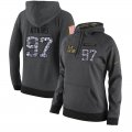 NFL Women's Nike Cincinnati Bengals #97 Geno Atkins Stitched Black Anthracite Salute to Service Player Performance Hoodie