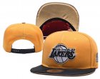 Lakers Team Logo Mitchell & Ness Adjustable Hat YD