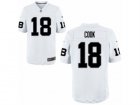Mens Nike Oakland Raiders #18 Connor Cook Elite White NFL Jersey